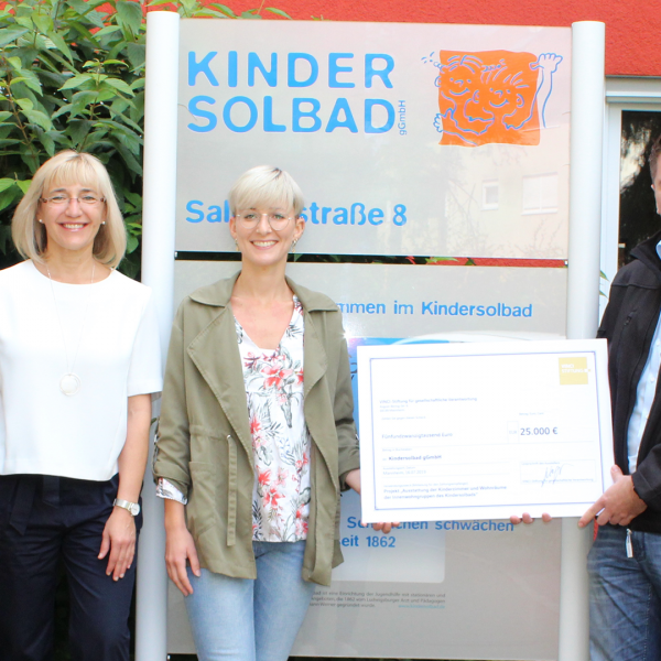 VINCI-Stiftung unterstützt "Kindersolbad" in Bad Friedrichshall